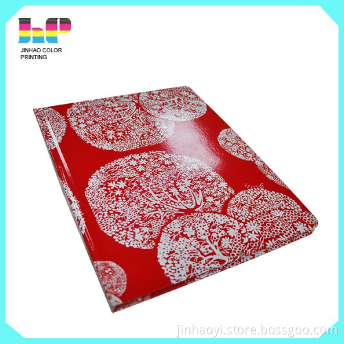 2016 New-style high-quality customize glossy agenda notebook printing
